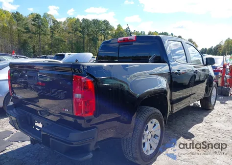 2021 Chevrolet Colorado Lt из США, поврежденный, VIN 1GCGSCEN4M1100584